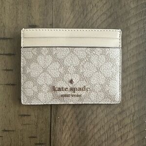 Kate Spade Beige Card Holder